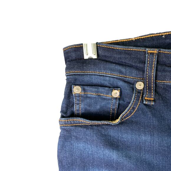 Rag & Bone Jeans Women 27 Blue Denim Cate Mid-Rise Ankle Skinny Dark Wash Cotton - Picture 4 of 8